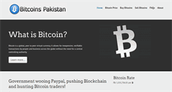 Desktop Screenshot of bitcoinspakistan.com