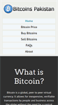Mobile Screenshot of bitcoinspakistan.com